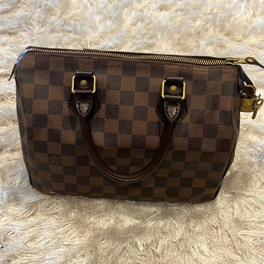 LOUIS VUITTON SPEEDY 25, damier ebene